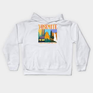 Yosemite National Park California Kids Hoodie